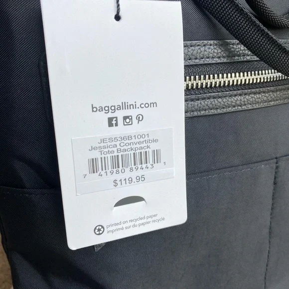 Baggallini Covertible Jessica Backpack Tote - Picture 4 of 7